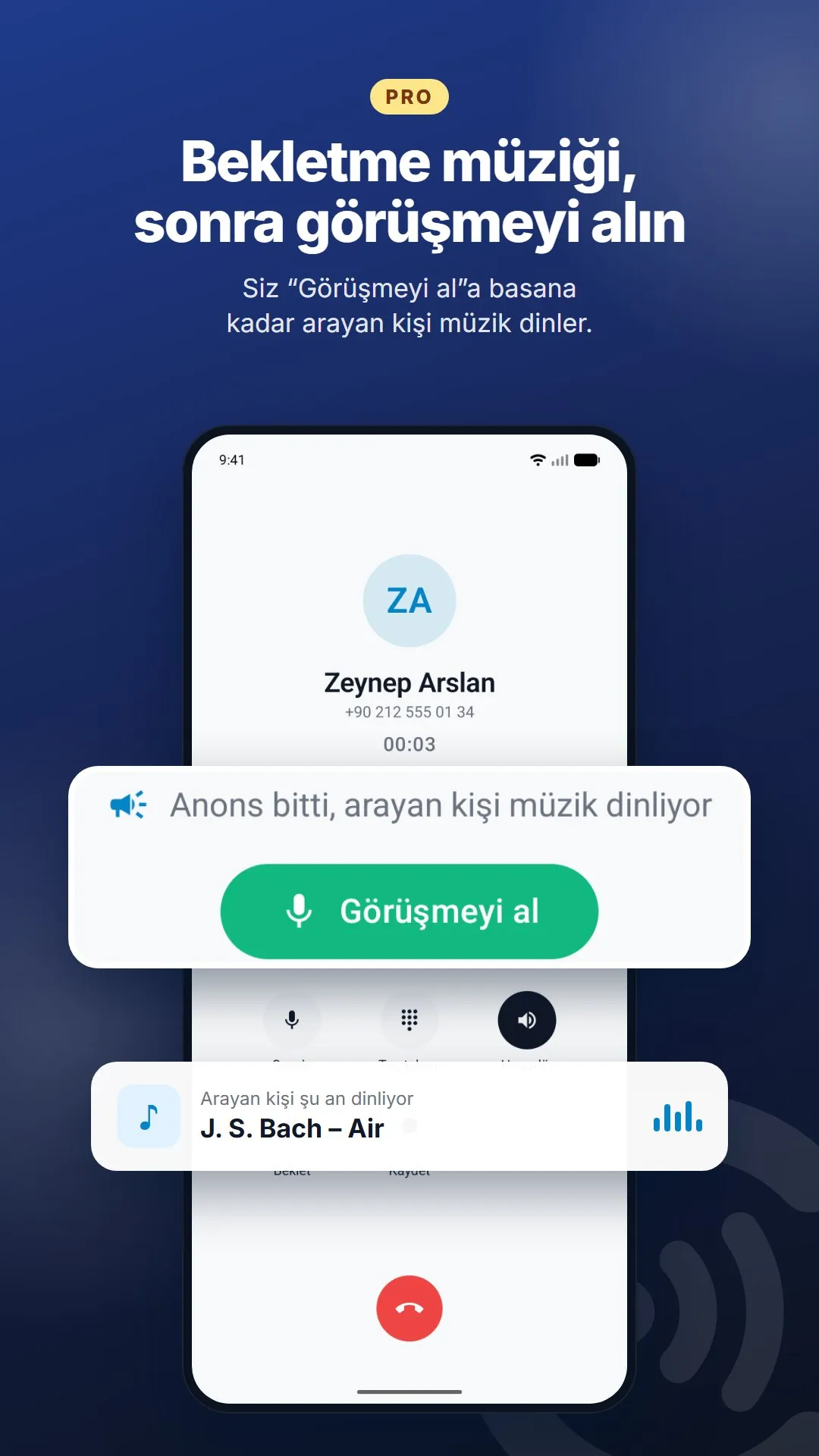 Callwise ekranı 2