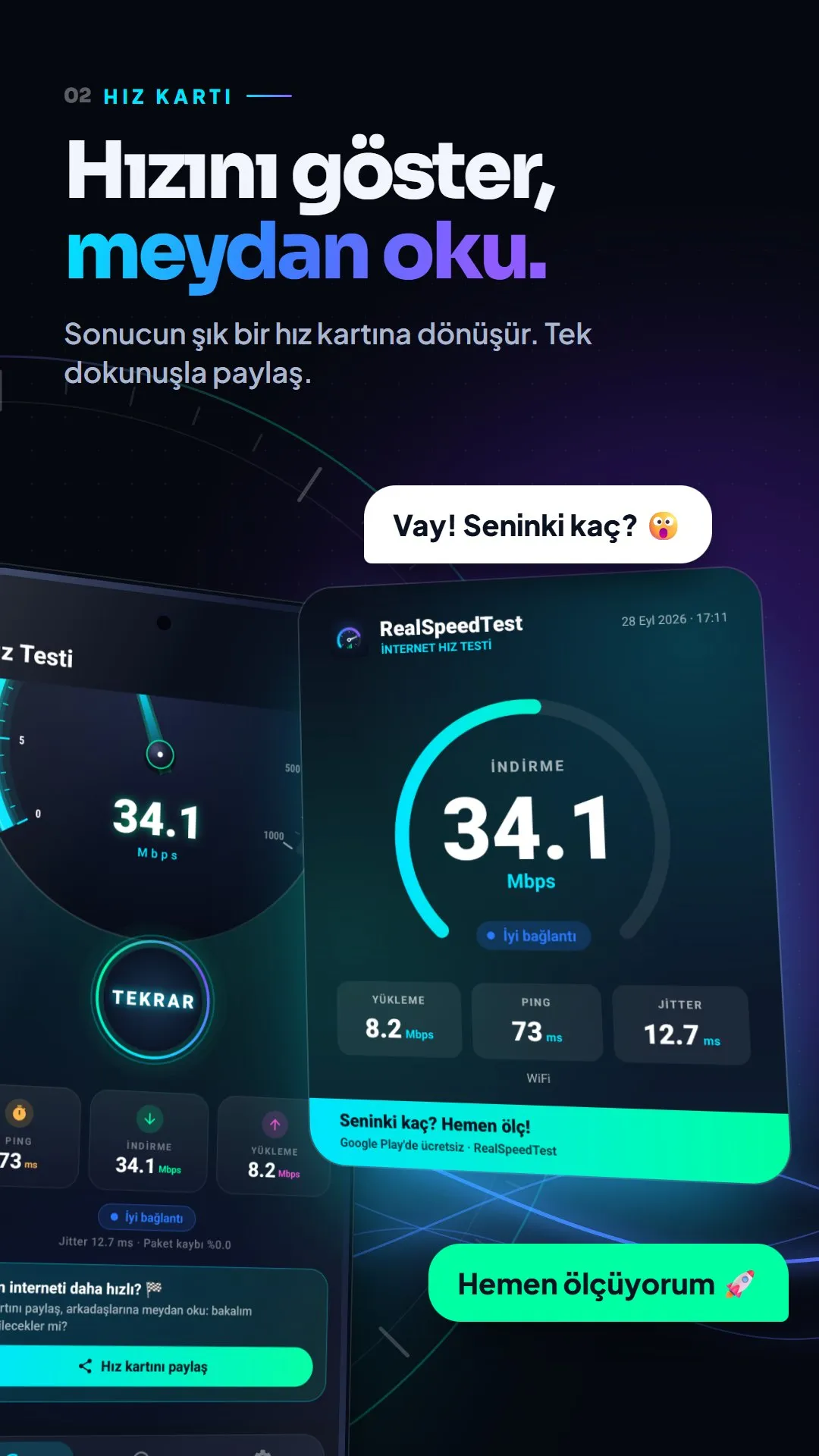 RealSpeedTest screen 2