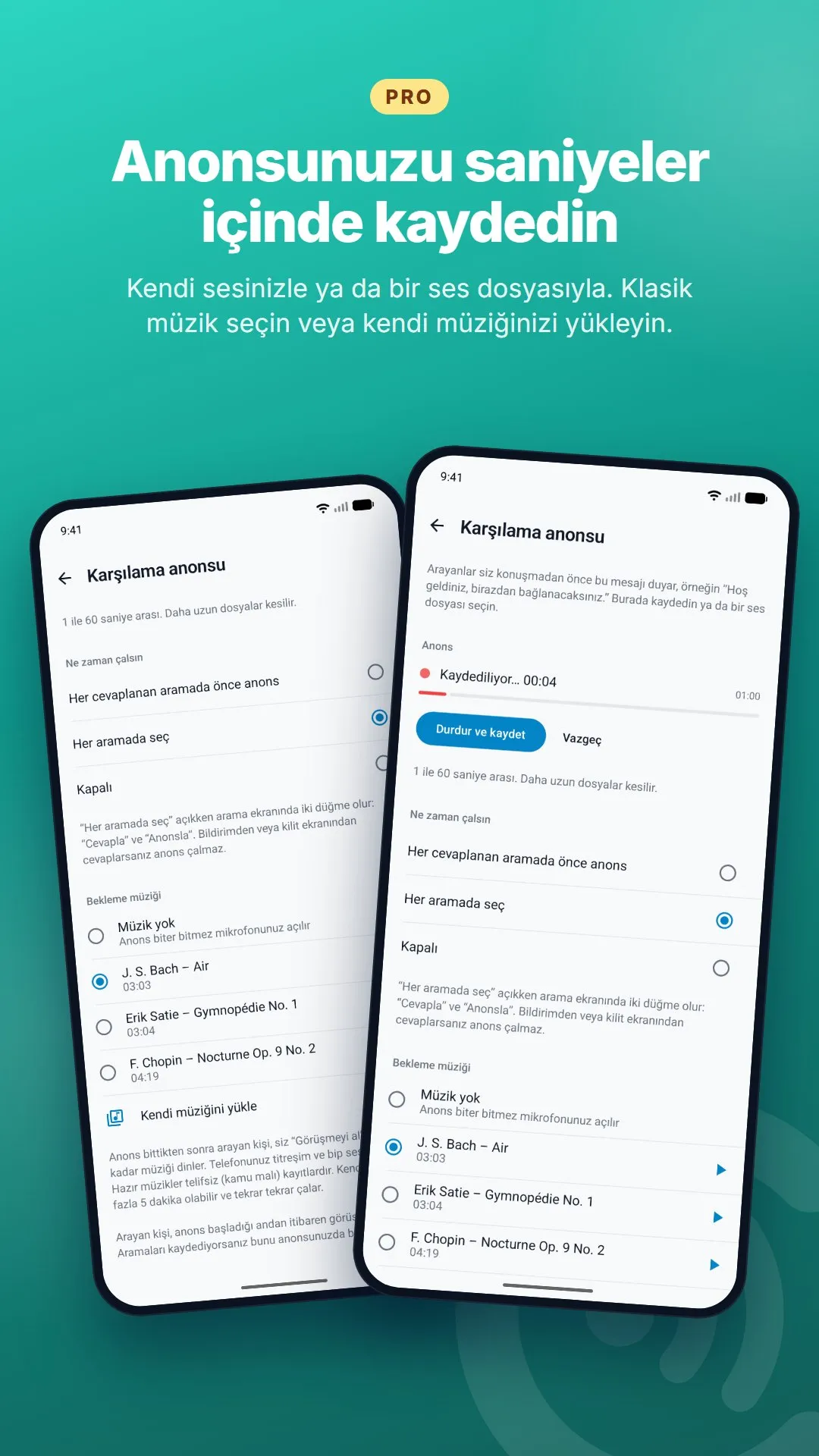 Callwise ekranı 3