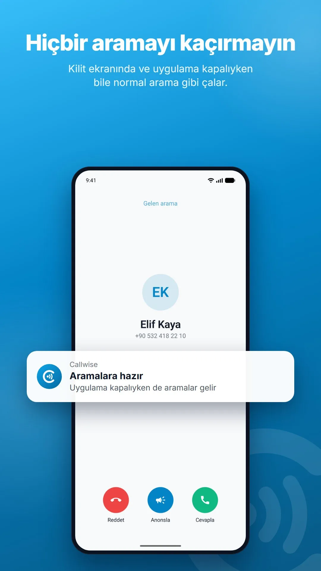 Callwise ekranı 4