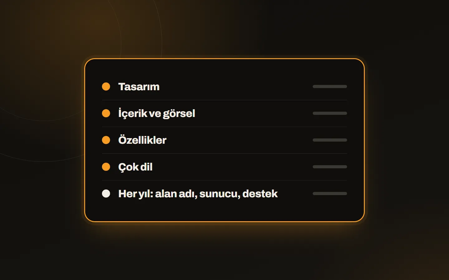 Web sitesi teklifinde fiyatı belirleyen kalemler: tasarım, içerik, özellikler, çok dil ve yıllık giderler