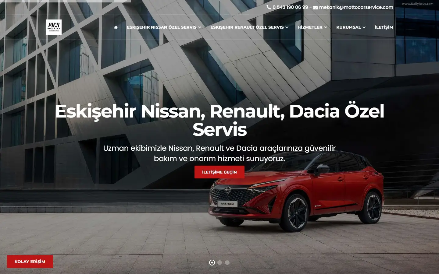 Motto Özel Servis website