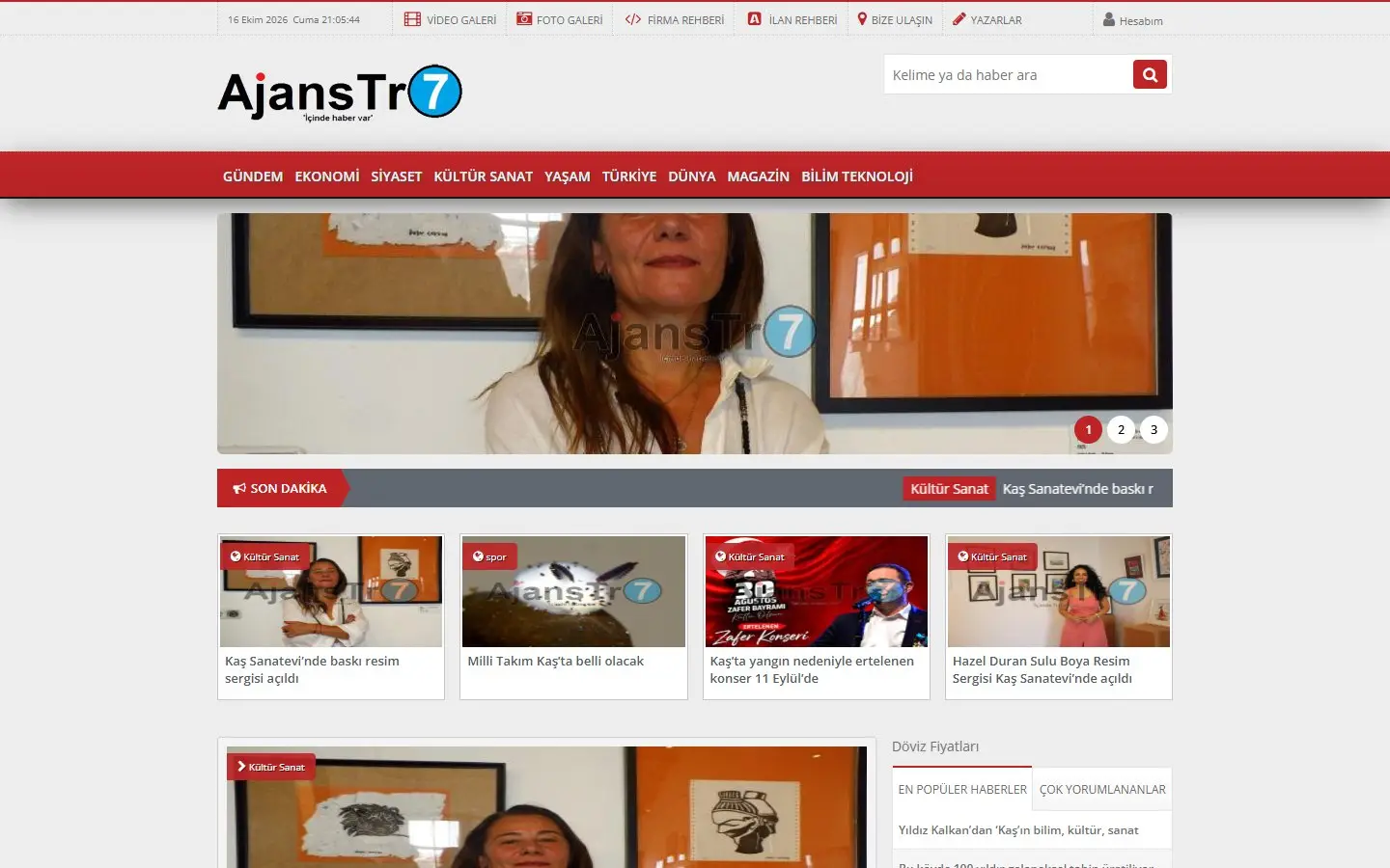 AjansTr7 web sitesi