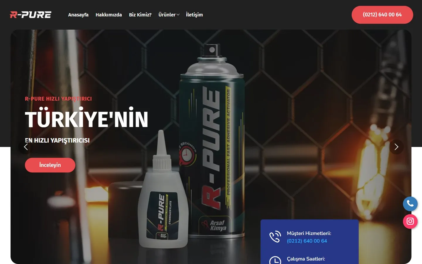 R-Pure website