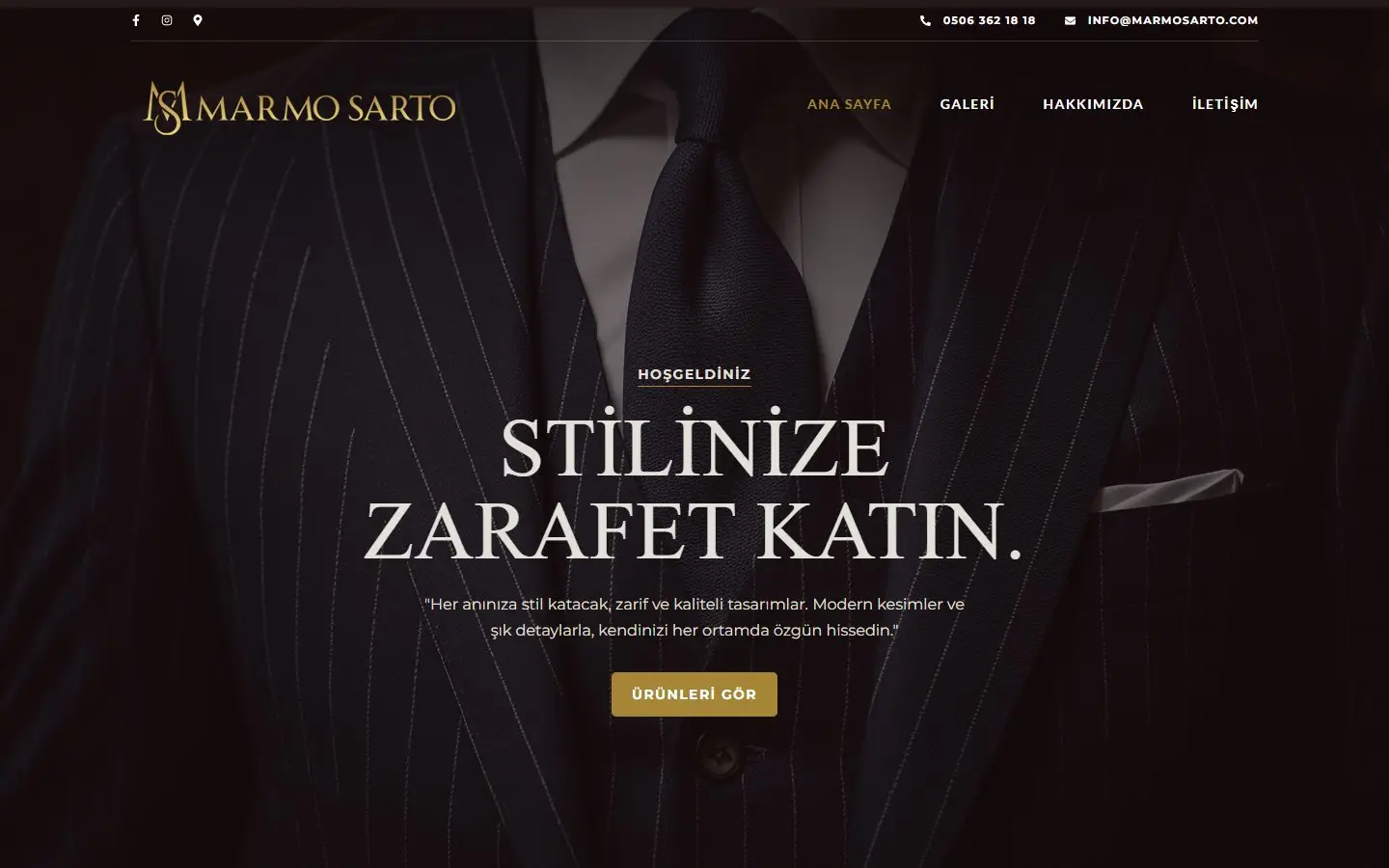 Marmo Sarto website