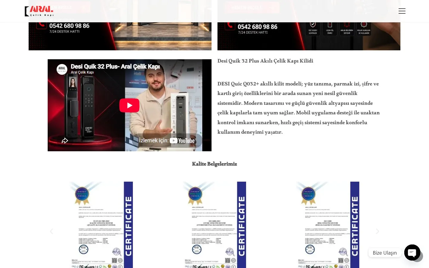 Aral Çelik Kapı screenshot 4