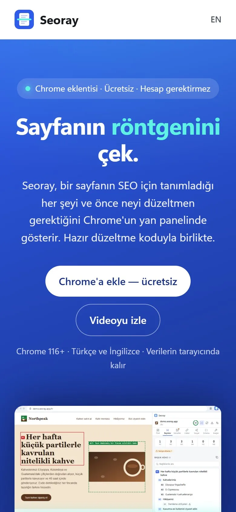 Seoray mobile view